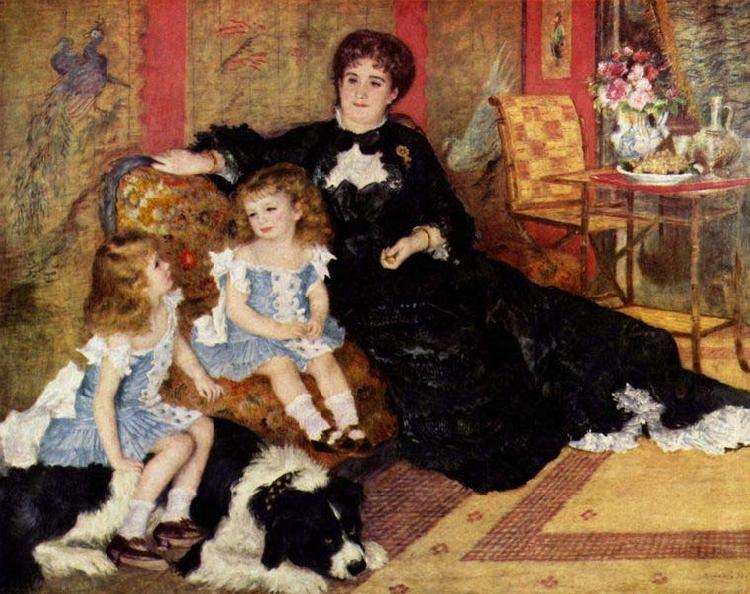 Pierre-Auguste Renoir Mme. Charpentier and her children China oil painting art